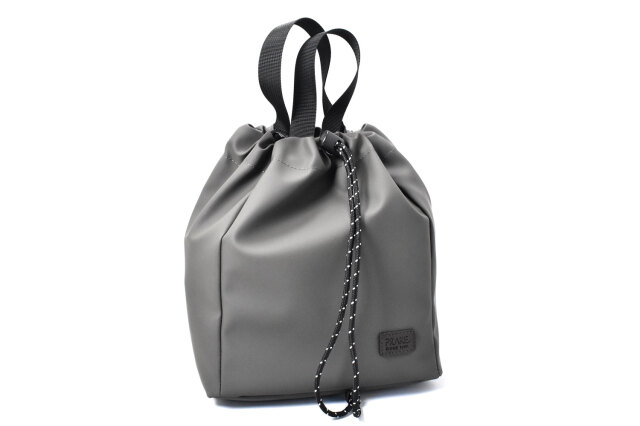 ACTIVE(アクティブ) 防水&耐久&軽量 2WAY巾着バッグ 「プレリー1957」 NP01210 グレー 正面