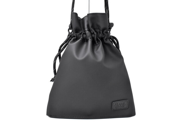 ACTIVE（アクティブ） 防水＆耐久＆軽量　コンパクト巾着ショルダーバッグ 「プレリー1957」 NP01470　ブラック　正面