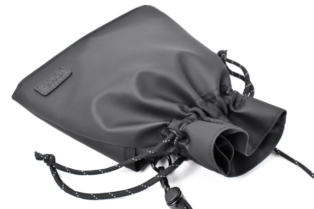 ACTIVE（アクティブ） 防水＆耐久＆軽量　コンパクト巾着ショルダーバッグ 「プレリー1957」 NP01470　ブラック　正面