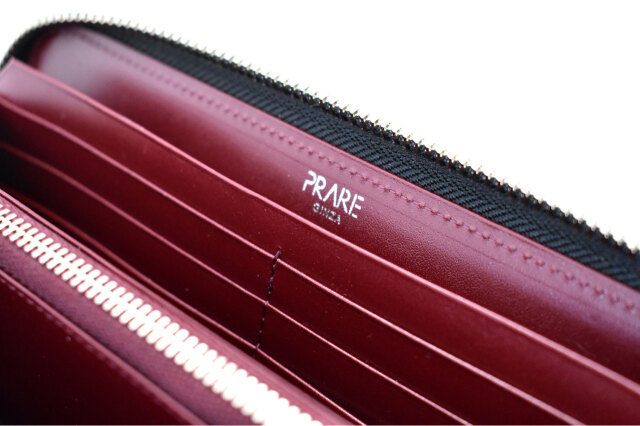 ボックスカーフヴェネチアン　ラウンドファスナー長財布（小銭入れあり）　「プレリーギンザ」　NP57629　商品特徴