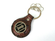 クロコダイル　キーホルダー　ダークブラウン