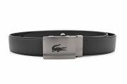 イージーアジャストバックルベルト 「LACOSTE（ラコステ）」LB84875　クロ　正面