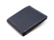 ItalianDeerskin （イタリアンディア） 二つ折り財布（小銭入れなし） 「プレリー1957」 NP17211 コン　正面