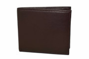 Glove high soft leather（グローブハイソフトレザー） 二つ折り財布（小銭入れなし）「プレリーギンザ」　NPM4514 クロ　正面