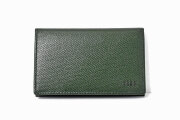 Classic（クラシック） 名刺入れ  「DAKSダックス」　DP34685 グリーン 正面