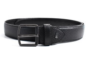 牛革ストレッチベルト　 「LACOSTE（ラコステ）」　LB64410　ブラック　正面