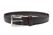 牛革ビジネスベルト  「LACOSTE（ラコステ）」　LB84450　ダークブラウン　正面