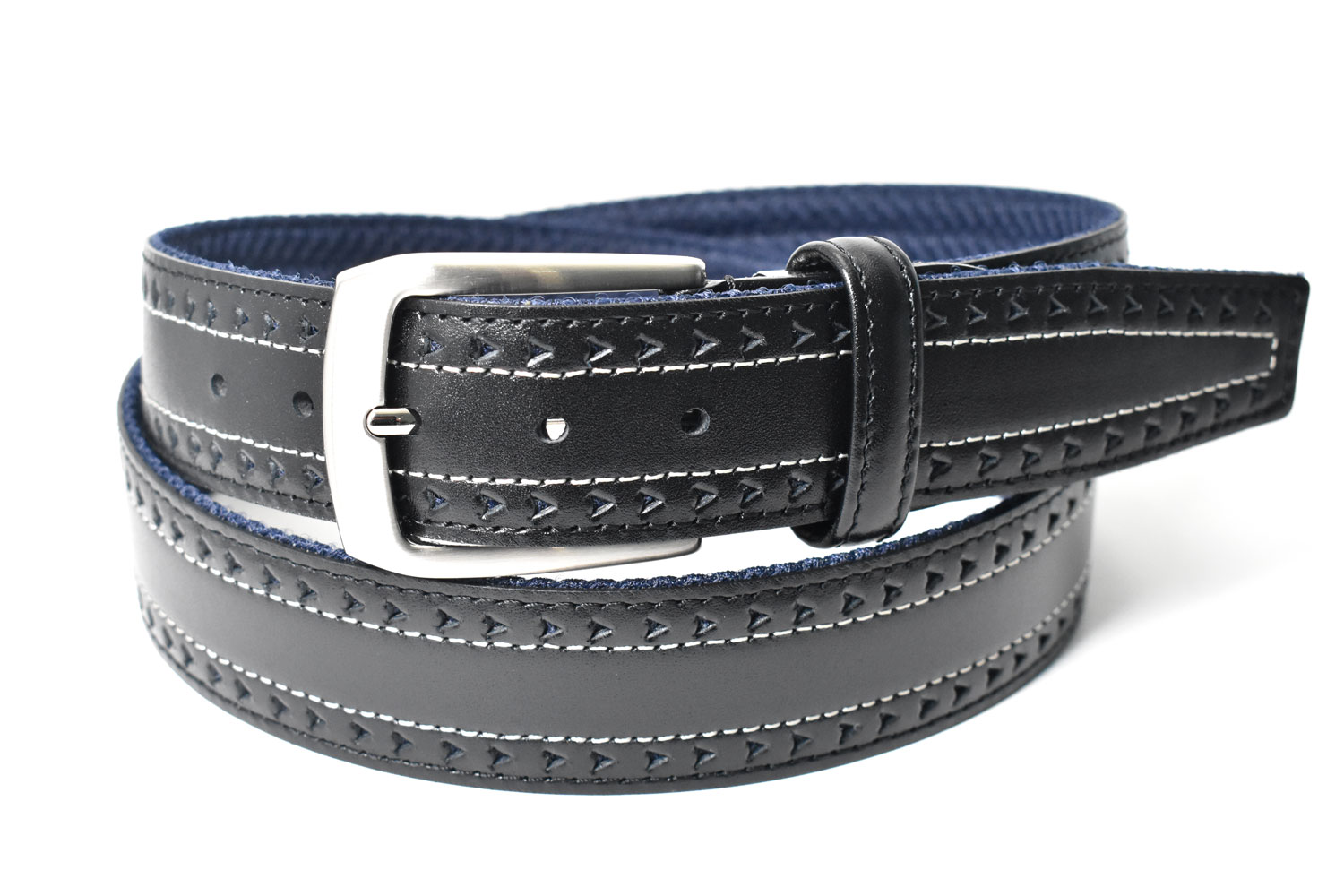 Cool Mesh（クールメッシュ）牛革 メンズ カジュアルベルト 35mm幅