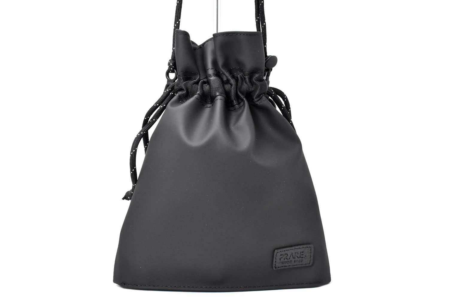 ACTIVE（アクティブ） 防水＆耐久＆軽量　コンパクト巾着ショルダーバッグ 「プレリー1957」 NP01470　ブラック　正面