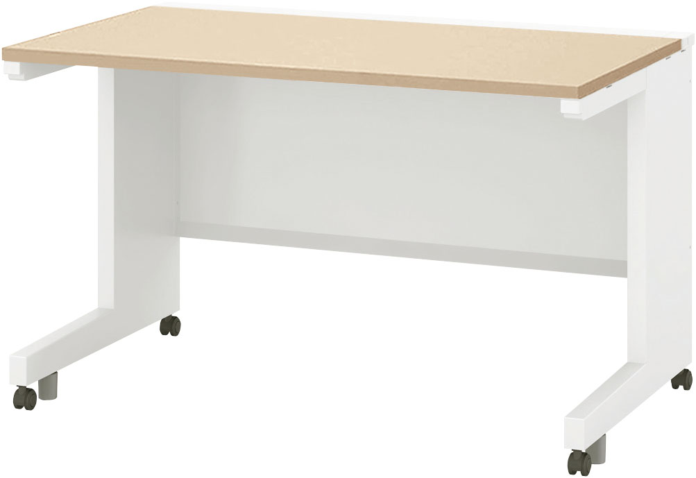 内田洋行 SCAENA(スカエナ) Kタイプ 平C脚 SKC127 キャスター脚 平デスク・引出し無し W1200×D700×H720mm