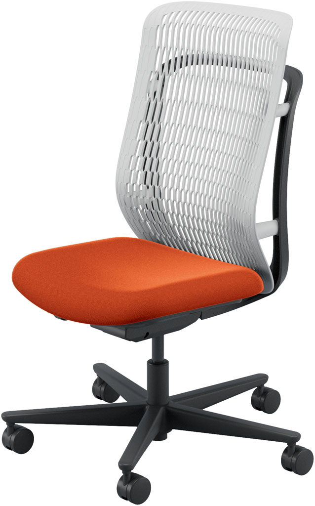 内田洋行 AJCHAIR2(エージェーチェア2) AJ2A-301AG-N PU アッシュグレイメッシュ ヘッドレストなし 肘なし ウレタンキャスター