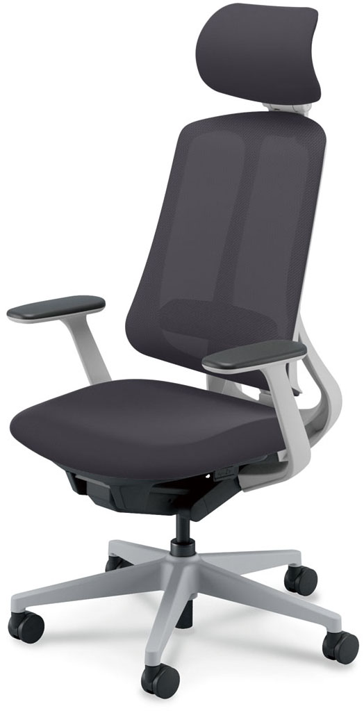 内田洋行 リーフレクチェア エクストラハイバックミックスメッシュ LGフレーム樹脂脚LG ランバーサポート有ウレタンキャスター T型肘RTAL型