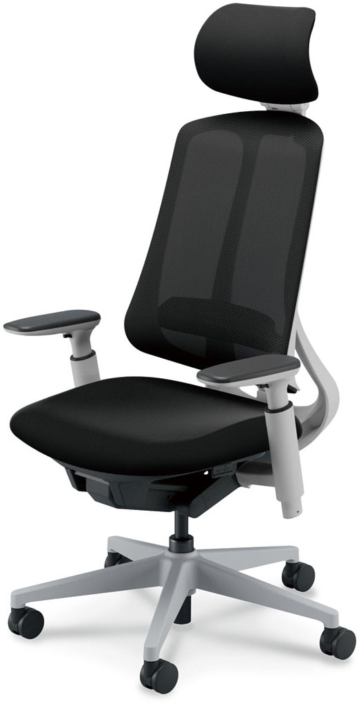 内田洋行 リーフレクチェア エクストラハイバックミックスメッシュ LGフレーム樹脂脚LG ランバーサポート有ナイロンキャスター アジャスタブル肘NAAL型