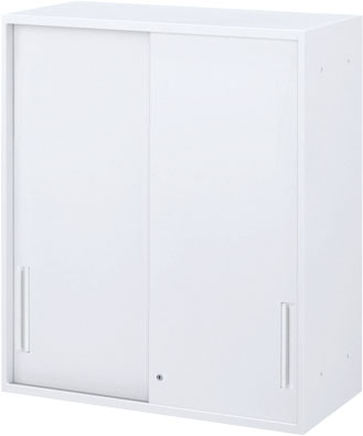 内田洋行 ハイパーストレージ スタンダードタイプ スチール引違い書庫 HS800 SH-10U(B) 3段 上置き用 W800×D400×H1050