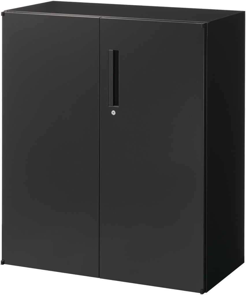 内田洋行 ハイパーストレージ ブラックタイプ 両開き書庫 HS T-09D(C) 3段 下置用 W900×D450×H900