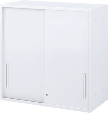 内田洋行 ハイパーストレージ スタンダードタイプ スチール引違い書庫 HS800 SH-09D(B) 3段 下置き用 W800×D400×H900