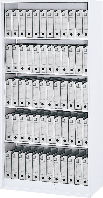 内田洋行 ハイパーストレージ スタンダードタイプ オープン書庫 HS O-18(B) 5段 下置き用 W900×D400×H1800