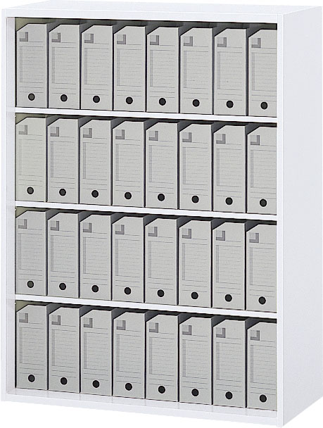 内田洋行 ハイパーストレージ スタンダードタイプ オープン書庫 HS O-12(C) 4段 上下共通用 W900×D450×H1200