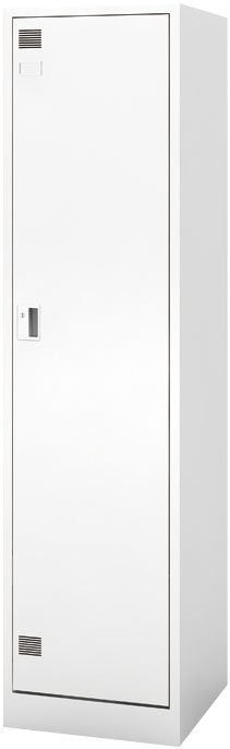 内田洋行 システムロッカーNS型 スタンダードタイプ 1人用 シリンダー錠 ホワイト色 W455×D515×H1790mm