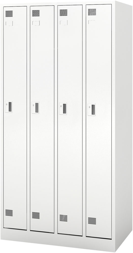 内田洋行 システムロッカーNS型 スタンダードタイプ 4人用 ダイヤル錠