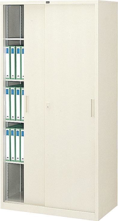 内田洋行 引違い書庫 3×6型 鋼板戸 棚板4枚 W880
