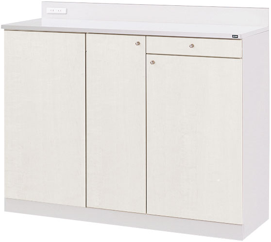 内田洋行 MK2-43 SAW 木製ビジネスキッチンMK型  ロータイプ 標準タイプ W1200×D440×H995mm