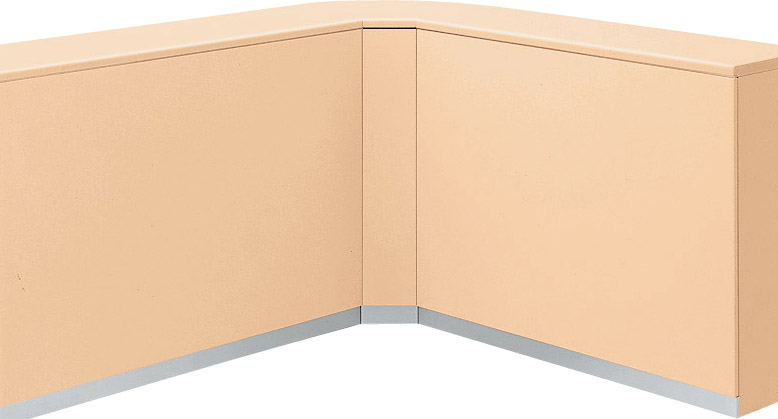 内田洋行 VISIT-Forest インフォメーションカウンター FKB-90 内コーナー/KB型 W483×D483×H950mm