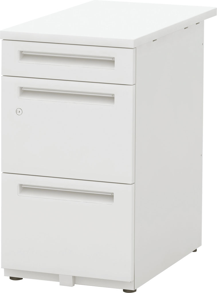 内田洋行 SCAENA(スカエナ) Sタイプ 脇SS047A4-3SKH7 脇デスク・A4-3段 H700型 W400×D700×H700mm