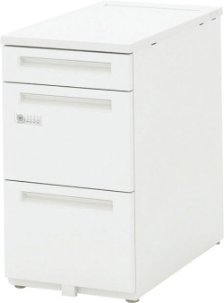 内田洋行 SCAENA(スカエナ) Kタイプ 脇SK047B4-3LDN 脇デスク・B4-3段 ダイヤル錠 W400×D700×H720mm