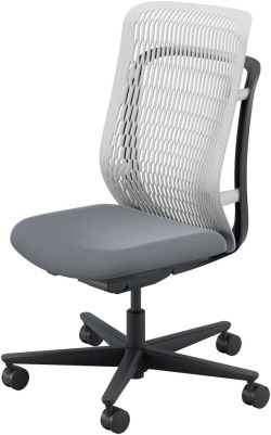 内田洋行 AJCHAIR2(エージェーチェア2) AJ2A-301AG-N PA アッシュグレイメッシュ ヘッドレストなし 肘なし ナイロンキャスター