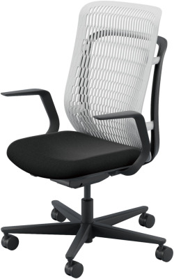 内田洋行 AJCHAIR2(エージェーチェア2) AJ2A-311AG-L PA アッシュグレイメッシュ ヘッドレストなし L型肘 ナイロンキャスター
