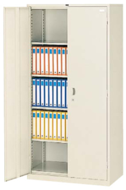 内田洋行 両開き書庫 5段型 棚板4枚 W880×D515×H1790mm