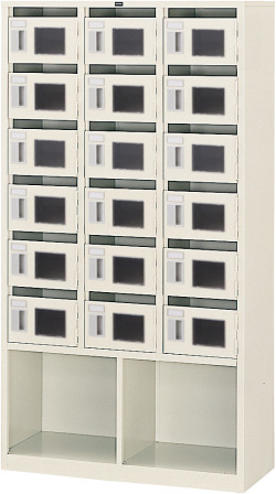 内田洋行 メールボックス 3列6段18人用 鍵無し W900×D380