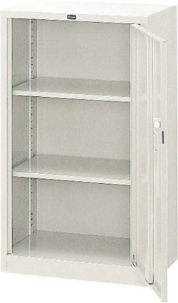 内田洋行 片開き書庫 2×3型 JIS4号 棚板2枚 W515×D380×H880mm