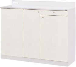 内田洋行 MK2-43 SAW 木製ビジネスキッチンMK型  ロータイプ 標準タイプ W1200×D440×H995mm