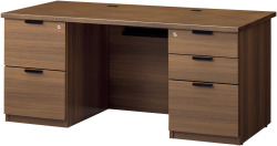 内田洋行 役員用家具 EDファニチュア SNシリーズ 両袖デスク W1600×D800×