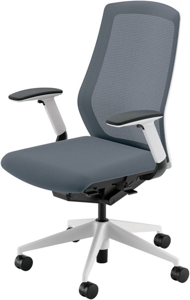 ブルーグレイ 手っ取り早い 固定肘 【展示品・2023年製】内田洋行 