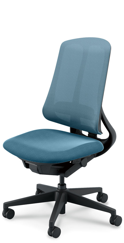 内田洋行 リーフレクチェア ハイバック ブラックフレーム 樹脂脚  