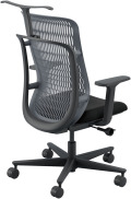 内田洋行 AJチェア2 AJ2A-331SG-A PA-H スレートグレイメッシュ ヘッドレストなし ジャケットハンガー付 アジャスタブル肘UAAB型 ナイロンキャスター