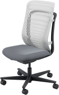 内田洋行 AJCHAIR2(エージェーチェア2) AJ2A-301AG-N PA アッシュグレイメッシュ ヘッドレストなし 肘なし ナイロンキャスター