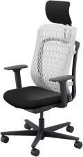 内田洋行 AJCHAIR2(エージェーチェア2) AJ2A-531AG-A PA アッシュグレイメッシュ ヘッドレスト付 アジャスタブル肘 ナイロンキャスター