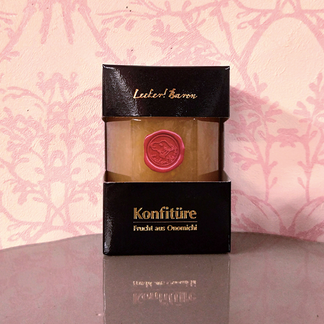 旬の桃と完熟レモンのジャム　ブランデー仕立て「O0007」