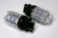 白FLUX LED18連アメ車ウエッジ3157Ｗ球２個セット