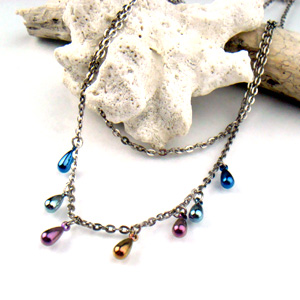 【チタンアクセサリー　レジエ】チタンネックレス