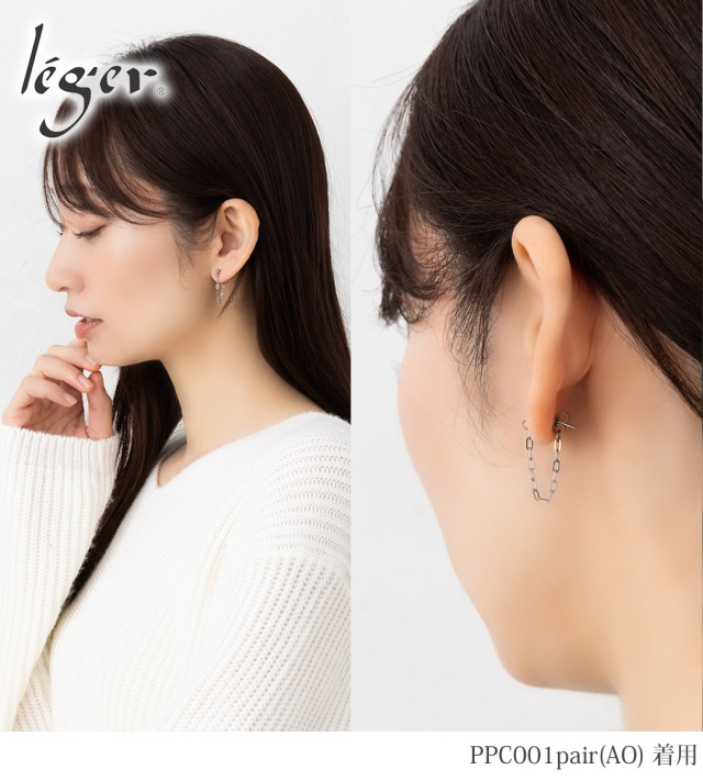 armillary ピアス 金属アレルギー対応】ぷっくりフープセラミックピアス（ピアス