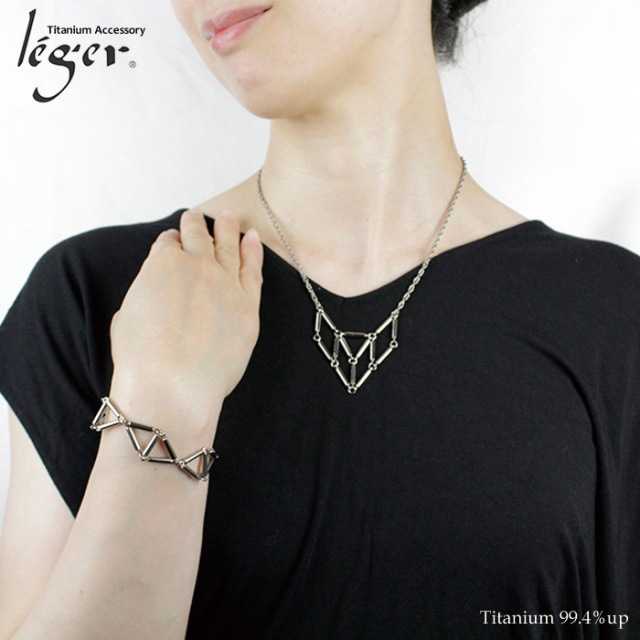 【チタンアクセサリー　レジエ】チタンブレス