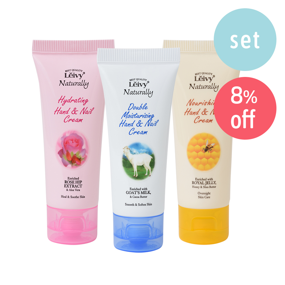 レイヴィーハンド&ネイル選べる3本セット|Leivy Naturally (レイヴィー・ナチュラリー)公式サイト限定お得なセット|ゴートミルク(ヤギ乳)のスキンケアの販売サイト レイヴィーハンド&ネイル選べる3本セット|Leivy Naturally (レイヴィー・ナチュラリー)公式サイト限定お得なセット|ゴートミルク(ヤギ乳)のスキンケアの販売サイト