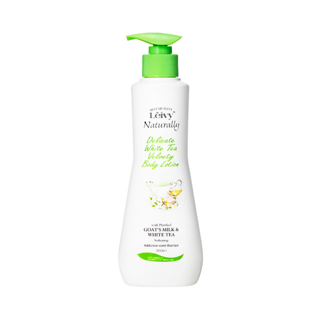 ボディベルベッティローションホワイトティー350ml｜Leivy Naturally