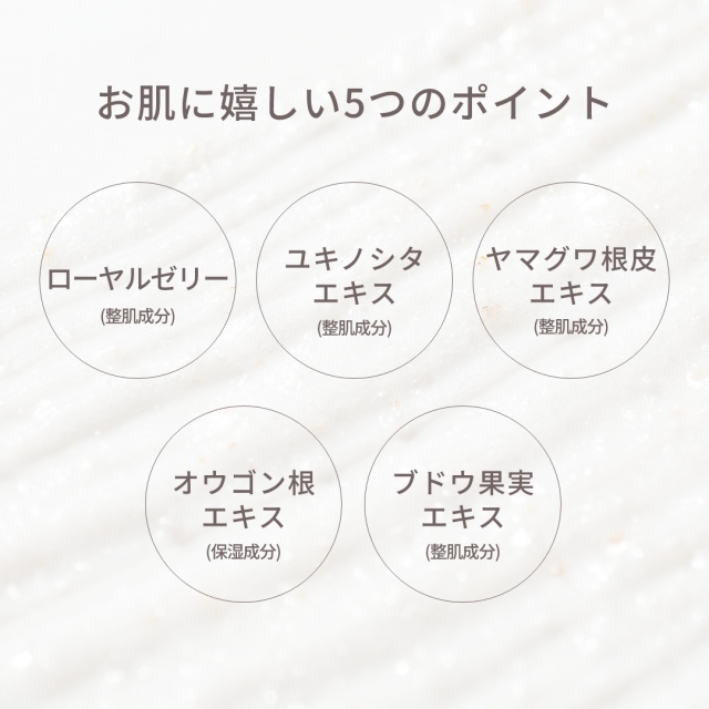 ボディスクラブ ローヤルゼリー｜Leivy Naturally（レイヴィー