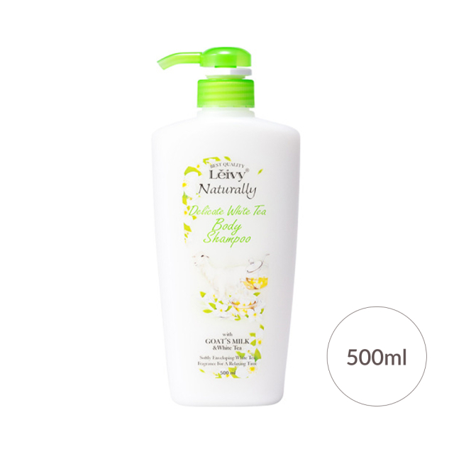 ボディシャンプー ホワイトティー 500ml｜Leivy Naturally（レイヴィー